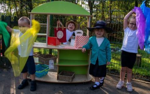 Haggonfields Primary School children are thriving in their new Early Years Centre