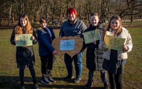 St Mary’s C of E Primary School children are Edwinstowe Heart Trail writing competition winners!