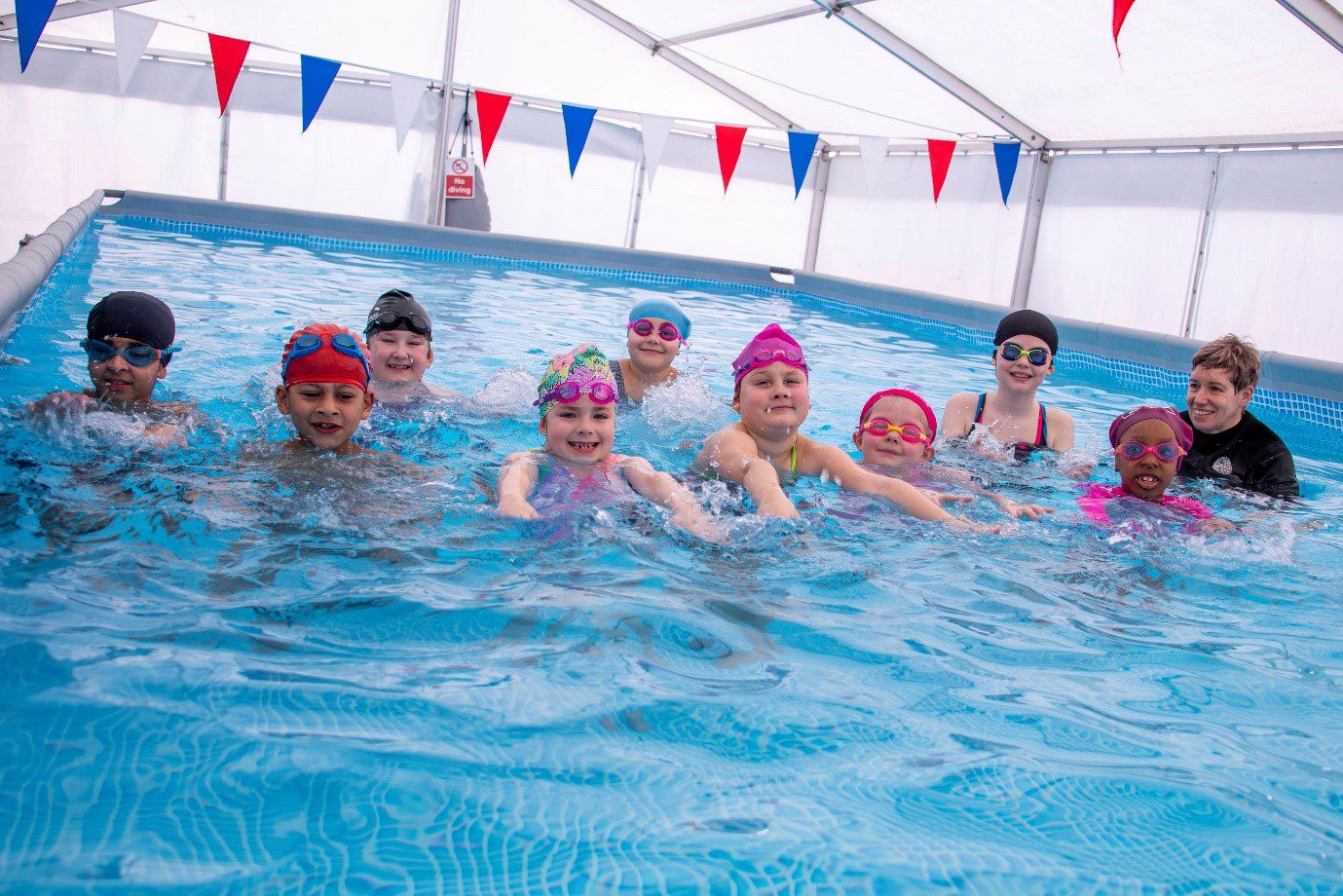 Playground swimming pool makes a splash! Diocese of Southwell and