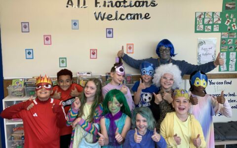 Hucknall National C of E Primary School children enjoy a fun day focussing on their wellbeing