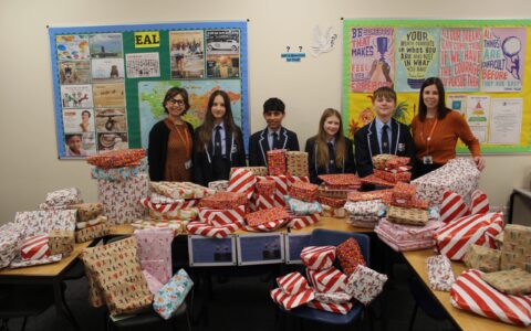 West Grantham Secondary Academy Gift Drive spreads Christmas joy in the community
