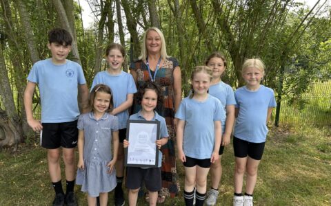 Leverton C of E Academy awarded prestigious Platinum status in School Games Mark